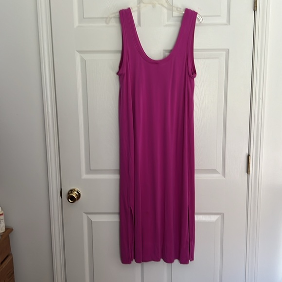 Long Bra Dress/Night Gown by SOMA Size L Made of Rayon & Spandex Washable Lovely - Picture 4 of 10